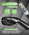 NOEIFEVO Type2 de 5m/10m  EV carga de extensión de Cable  para estación de carga/wallbox, 3,5 KW/7KW/11KW/22KW