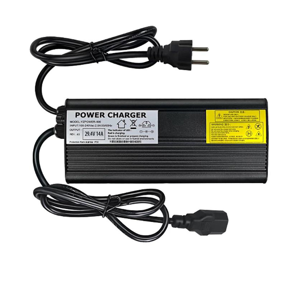 NOEIFEVO 54,6V 5A lithiumlader voor 13S 48V batterij, LED-display, aluminium behuizing, ventilator