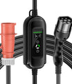 Noeifevo Typ2 Mobilní EV Wallbox, 11KW 3-fázový CEE16A Nastavitelný výkon nabíjení EV nabíječka, 5m/10m/15m EV nabíjecí kabel pro Model Y/3, ID.3/4/5, MG4, EX30, e-up, e-tron, Zoe a další EV.