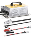 NOEIFEVO 58.4V 30A LiFePO4 nabíjačka pre 51.2V(48V) 16S LiFePO4 batérie, vodotesná, 0V BMS Enabled