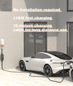 Noeifevo 11KW bilbatteriladdare, typ2 till CEE16A EV-laddare med hushållsadapter, 5m/10/15m