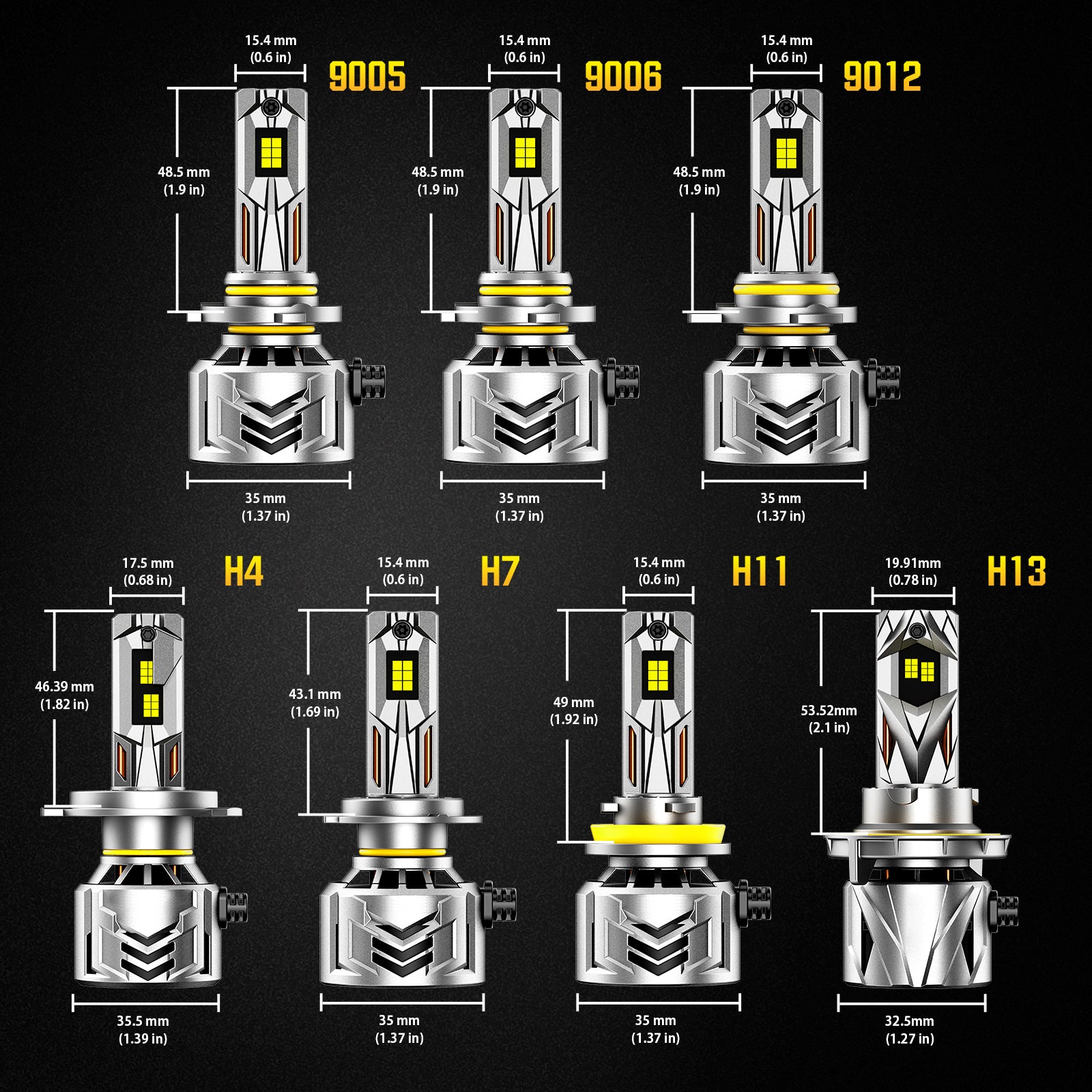 NOEIFEVO 9005 9006 9012 LED Svetlomety, 60 000 Lumenov, 240W, 6500K Biele, IP68 Vodotesné, 100 000 Hodín Životnosti, Svetlá na diaľku a na krátke svetlo