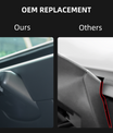 Tesla skjermholder 2.0 for Model 3/Y – 4-veis roterbar (40°), aluminium CNC, skjermhøyden forblir uendret, ingen slingring, antiblend