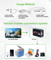 Energía portátil 3000W 4000W 5000W 6000W 8000W inversores de onda sinusoidal pura DC 24V to AC 110V 220V Voltage Converter Car Solar Inverter