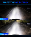 NOVSIGHT H1 Auto LED Scheinwerfer Kit 60W 13000LM 6500K Weiß (2Stück)