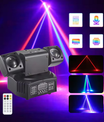 36W Disco-Licht 2-Arm LED Moving Head RGBW Partylicht mit Bienenauge, DMX512 Beam Bühnenbeleuchtung für Nachtclub, Bar, KTV