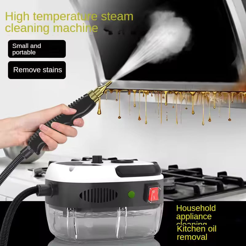 Limpiador a vapor de 2500W, máquina de limpieza por rociado a alta temperatura para campanas extractoras, aires acondicionados de cocina, limpieza de automóviles y electrodomésticos