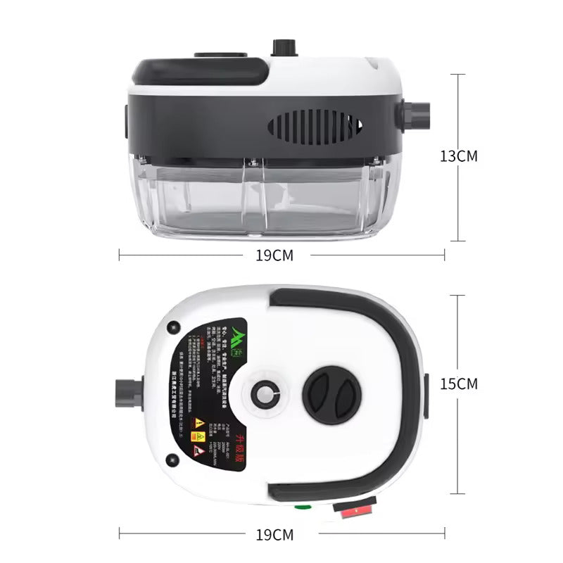 Limpiador a vapor de 2500W, máquina de limpieza por rociado a alta temperatura para campanas extractoras, aires acondicionados de cocina, limpieza de automóviles y electrodomésticos