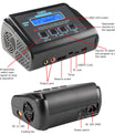 NOEIFEVO C150 AC/DC 150W 10A RC Balance Lader og Af-Loader til LiPo, LiHV, LiFe, LiIon, NiCd, NiMh og Pb Batterier