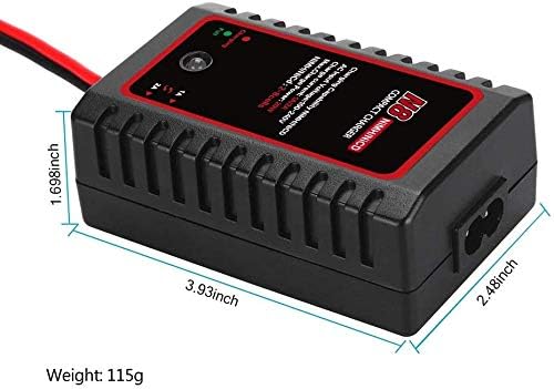 N8 Intelligentes NiMH / NiCD Akku Ladegerät für 2-8s 2.4V 3.6V 4.8V 6V 7.2V 8.4V 9.6V Akku der Airsoft RC Car Boat Drone, mit Standard / Mini Tamiya Anschluss