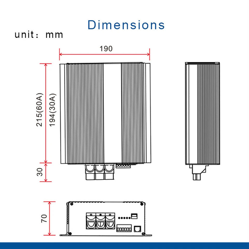 NOEIFEVO 12V 30A DC naar DC slimme oplader met booster, ondersteuning voor Bluetooth-app, voor LiFePO4-batterij, lithiumbatterij, loodzuur AGM