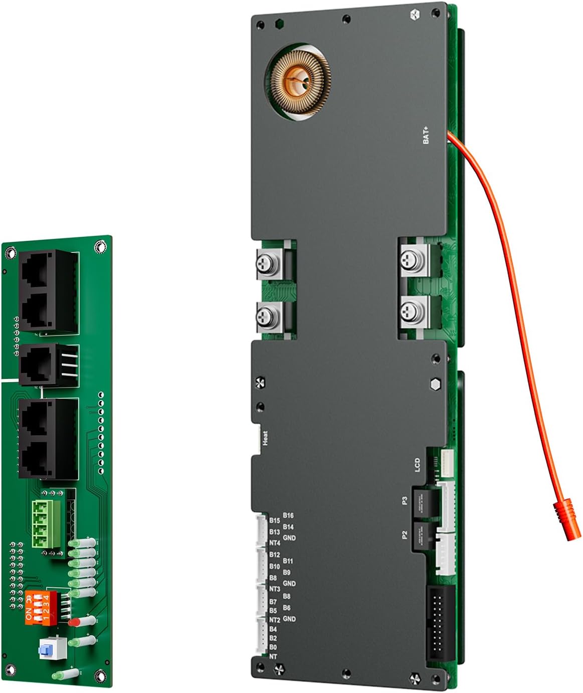 BMS 8S-16S 24V-48V 100A/150A Kotienergian varastointi BMS 1A/2A aktiivitasapaino Integroitu Bluetooth RS485 CAN -liitännällä aurinkojärjestelmille
