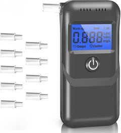 NOEIFEVO Alkoholtester, Professioneller Alkoholtester mit digitaler Blauer LCD-Anzeige, Atemalkoholtester mit Gradgenauigkeit für den privaten professionellen Gebrauch zu Hause