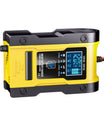 Cargador de batería para coche y motocicleta de 12V 6A / 24V 3A, cargador inteligente multifunción de reparación con detección de temperatura para baterías de plomo-ácido, AGM, gel, de ciclo profundo, de litio y LiFePO4