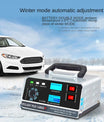 Cargador de batería inteligente 12V 30A / 24V 15A, cargador de batería automotriz con mantenimiento y reparación por pulsos inteligentes para coche, camión, barco y motocicleta