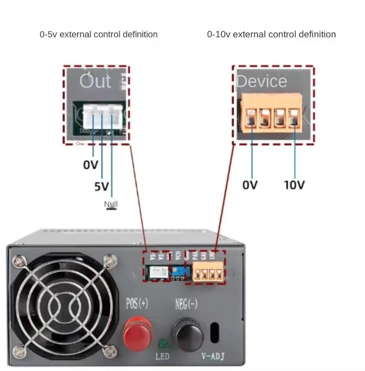 NOEIFEVO 0-320V 0-220V 0-150V 0-110V Høj spænding Universal oplader, passer til alle batterier med en ladningsspænding op til 320V