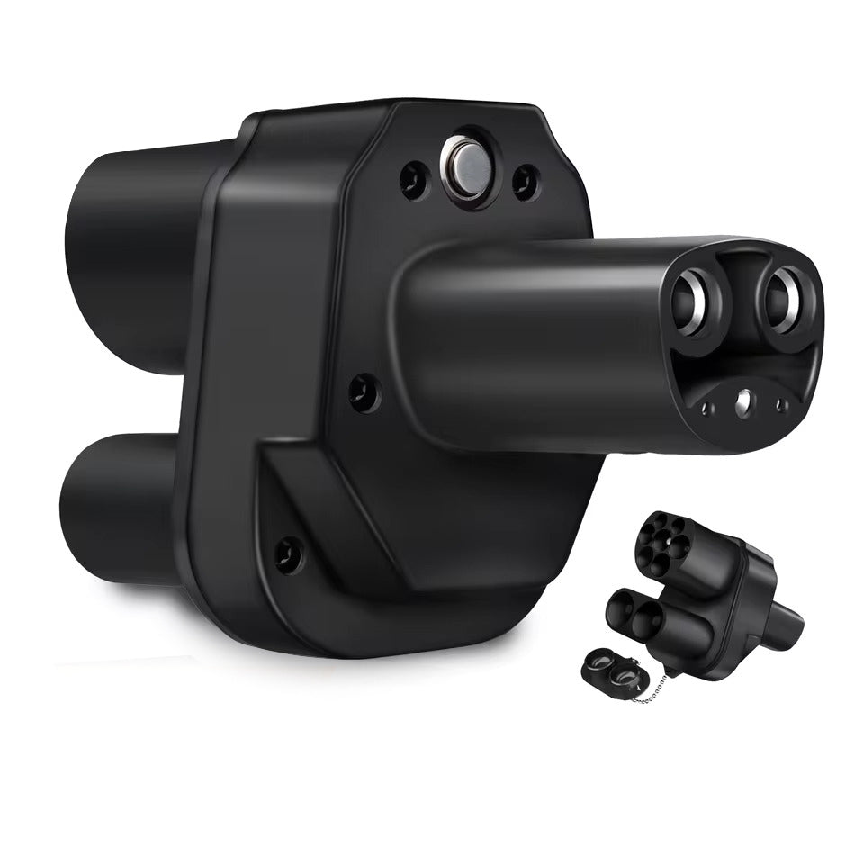 Adaptador de cargador EV NOEIFEVO CCS2 y Tipo 2 a Tesla NACS, AC 32A DC 400A, compatible con Tesla Model 3/X/Y, fabricado en EE. UU., adaptador combinado CCS2, soporta cargadores CCS2 y Tipo 2