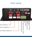 Inteligentní nabíječka NOEIFEVO 12V 30A DC to DC s posilovačem, podpora aplikace Bluetooth, pro LiFePO4 baterii, lithiovou baterii, olověnou AGM