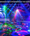 40W RGB LED Bienenauge Beam-Effektleuchte 5IN1 Disco-Kugel Färbemuster Stroboskop DJ-Licht für Disco-Party und Bühne