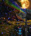 RGB-Laser-Ambientebeleuchtung für Garten & Rasen, Rot-Grün-Blaue Partybeleuchtung für Weihnachten & Halloween