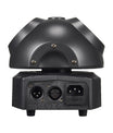 36W Mini-Discolichter, RGBW LED-Partybeleuchtung, Doppel-Moving-Head-Strahler, DMX512 DJ-Ausrüstung Stroboskop-Bühneneffekt für Nachtclub, Bar und Show