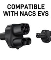 Adaptador de cargador EV NOEIFEVO CCS2 y Tipo 2 a Tesla NACS, AC 32A DC 400A, compatible con Tesla Model 3/X/Y, fabricado en EE. UU., adaptador combinado CCS2, soporta cargadores CCS2 y Tipo 2