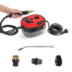 Limpiador a vapor de 2500W, máquina de limpieza por rociado a alta temperatura para campanas extractoras, aires acondicionados de cocina, limpieza de automóviles y electrodomésticos