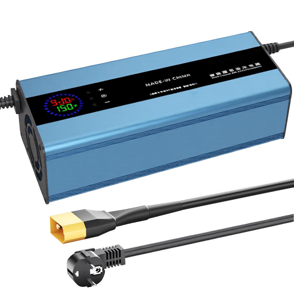 NOEIFEVO 10A Ström 42V-88,2V Spänning Justerbar Li-Ion LiFePO4 Litiumladdare För 36V 48V 60V 72V 84V Batteri