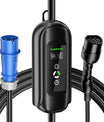 NOEIFEVO 7.2KW EV Cable de Carga, Tipo 2 32A 1 Fase EV Cargador, Móvil EVSE Estación de Carga con CEE Enchufe Azul