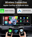 NOEIFEVO C200 Pantalla CarPlay de 10,26 pulgadas, Radio portátil compatible con Apple CarPlay y Android Auto, Pantalla táctil IPS, Cámara Dash 4K, Cámara de reversa 1080P, Siri, Navegación GPS, Bluetooth, MirrorLink, FM