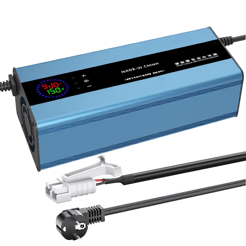 NOEIFEVO 10A Ström 42V-88,2V Spänning Justerbar Li-Ion LiFePO4 Litiumladdare För 36V 48V 60V 72V 84V Batteri