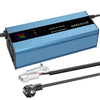 Cargador ajustable de litio NOEIFEVO 10A, corriente de 42V-88.2V, para baterías Li-ion y LiFePO4 de 36V, 48V, 60V, 72V y 84V.