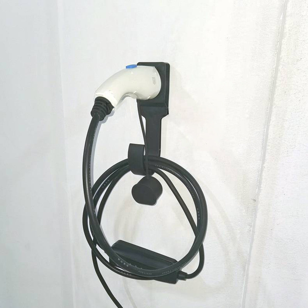 Soporte de cable de cargador EV, enchufe de cabeza de cargador para enchufe de vehículo eléctrico