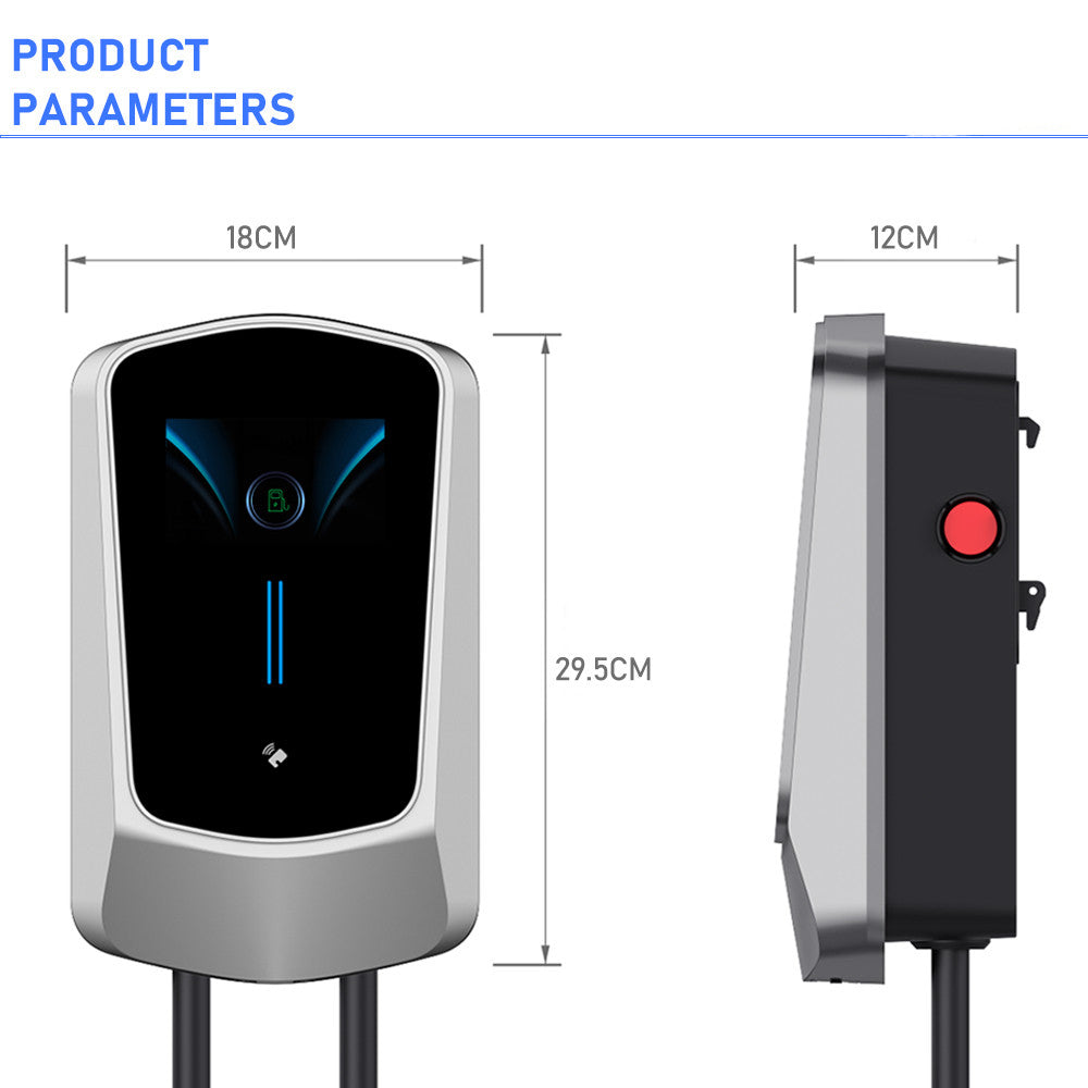 Noeifevo Q6 laddstation för elbilar Wallbox 11kW 16A Typ 2 5M DC6mA RCD-skydd