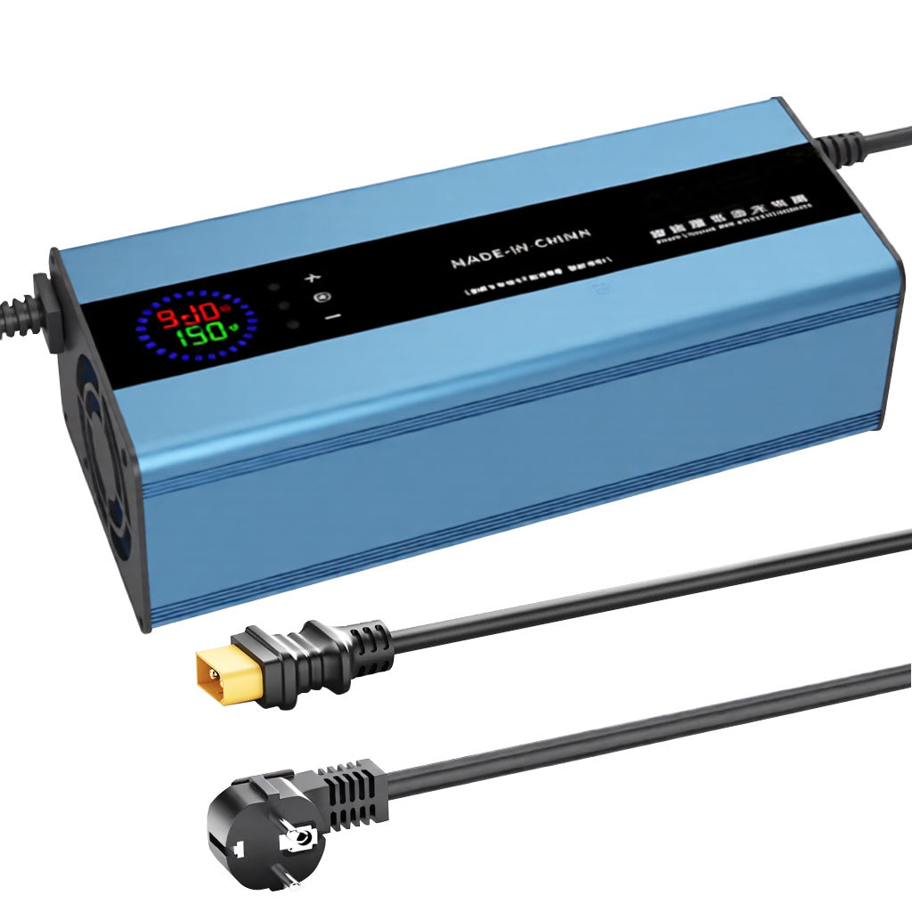 NOEIFEVO 10A Ström 42V-88,2V Spänning Justerbar Li-Ion LiFePO4 Litiumladdare För 36V 48V 60V 72V 84V Batteri